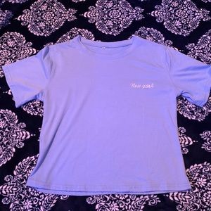 SHEIN New York blue top size large